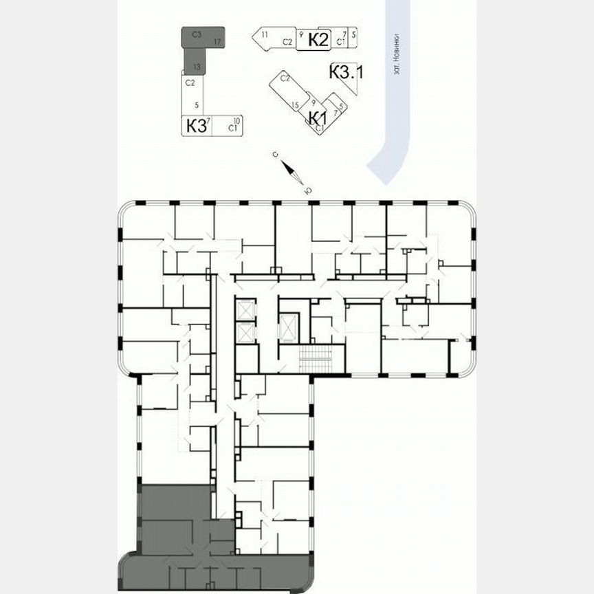 3-к. квартира, 101,7 м², 4/17 эт.