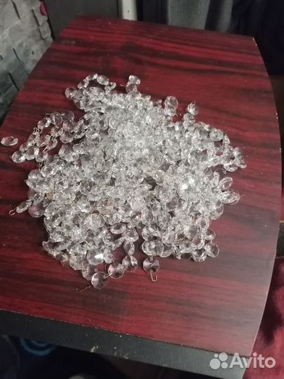 Хрустальная люстра СССР винтажная