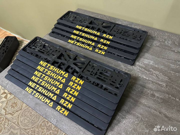 Номерная led рамка с вашим дизайном