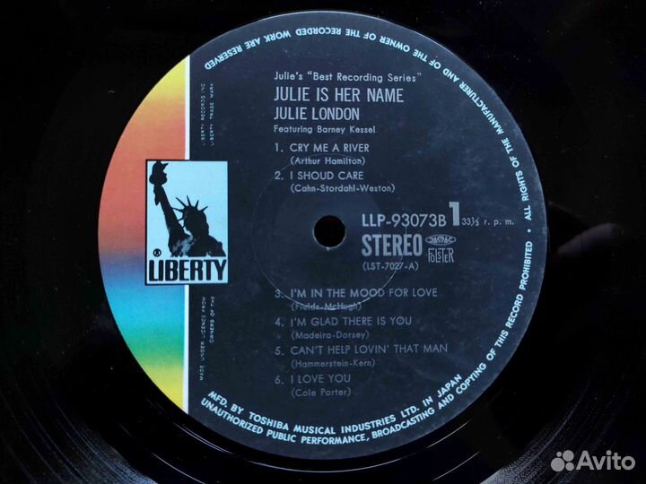 Julie London – Julie Is Her Name 1, 2 Japan 1971 1