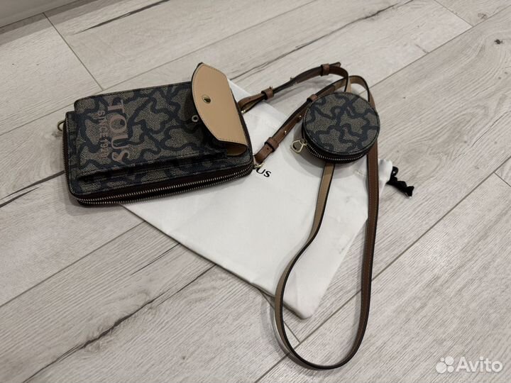 Сумка бумажник tous с монетницей