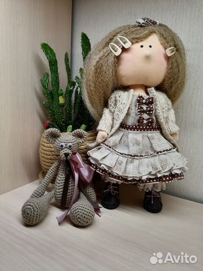 Интерьерная кукла ручной работы