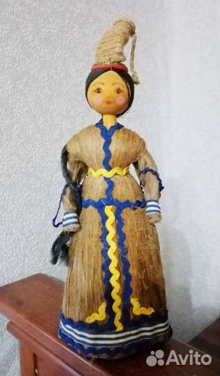 Статуэтки из льна пастушки винтаж СССР