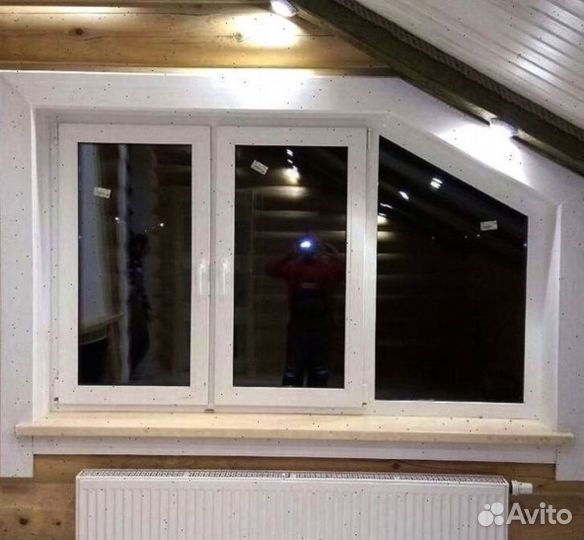 Окно пластиковое остекление загородных домов