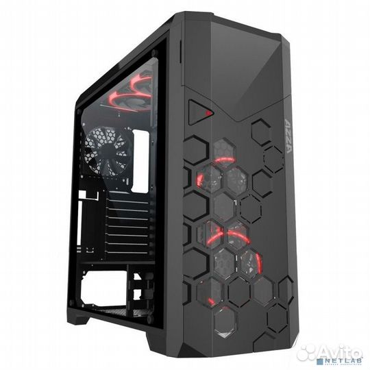 Корпус Formula V-line 6000-RGB черный без бп ATX 2
