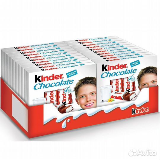 Шоколад Kinder Chocolate 50г - опт