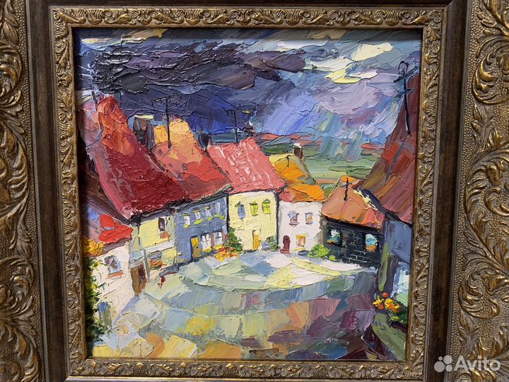 Картина маслом Старая Прага