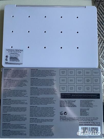 Палетка теней natasha denona glam pallette