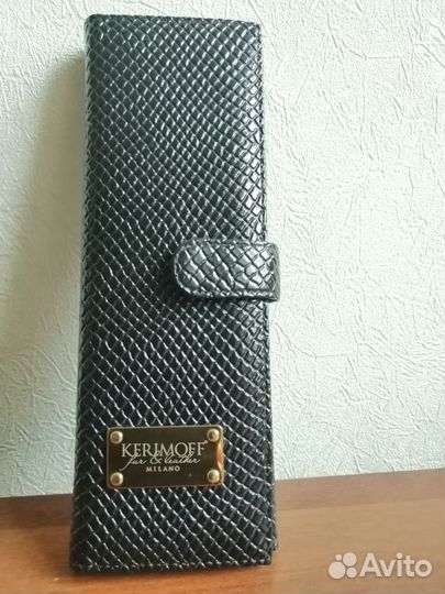 Визитница натуральная кожа