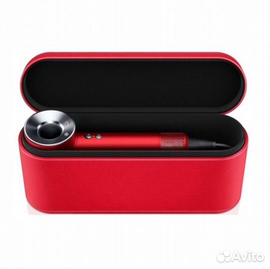 Фен dyson в кейсе красный