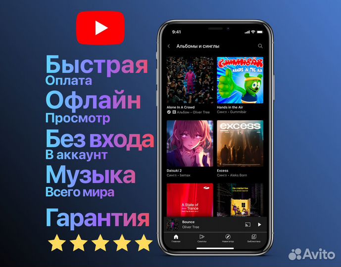 Оплата YouTube Premium с гарантией на весь период