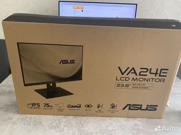 Монитор 24 asus VA24EHL IPS 75hz