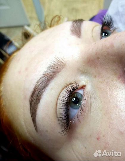 Наращивание ресниц на дому