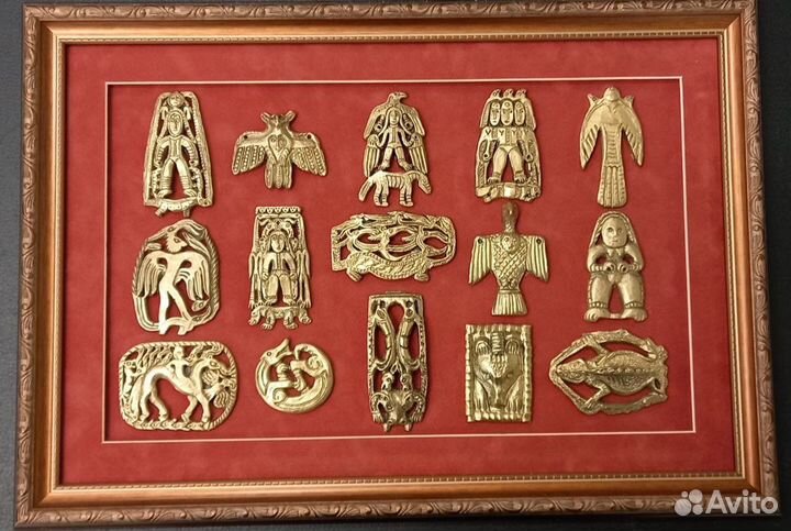 Панно «пермский звериный стиль»