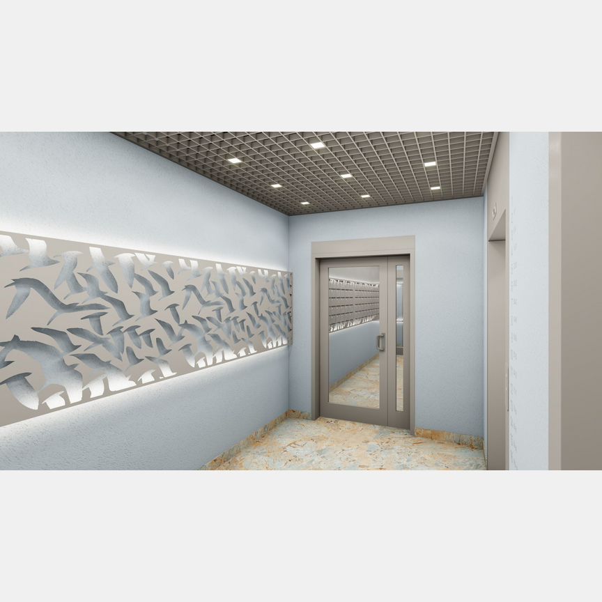 2-к. квартира, 60,4 м², 1/9 эт.