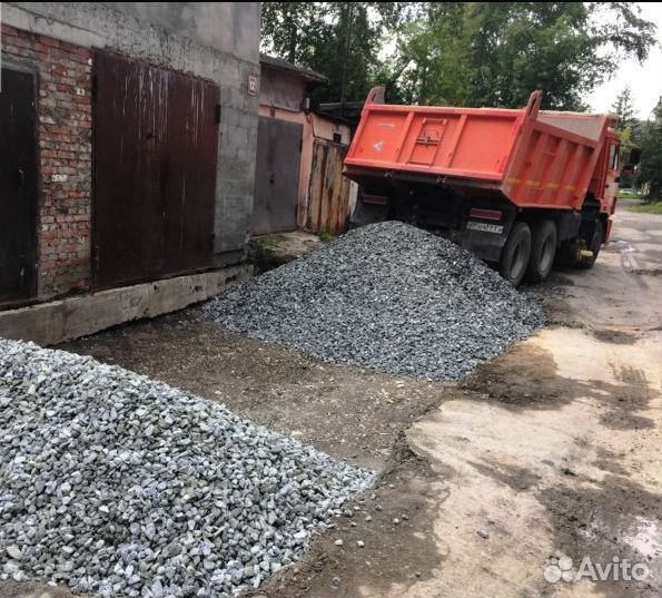 Щебень гравийный