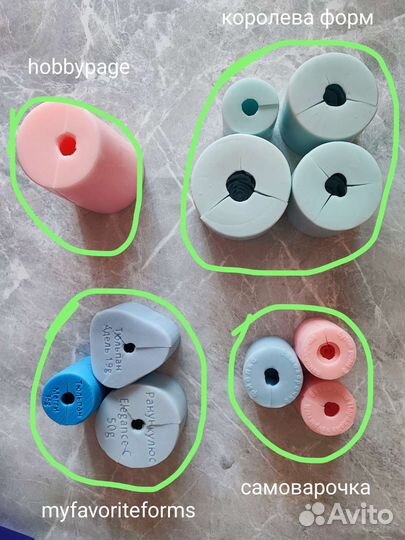 Силиконовые формы для мыловарения