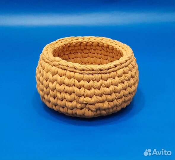 Корзинки вязаные