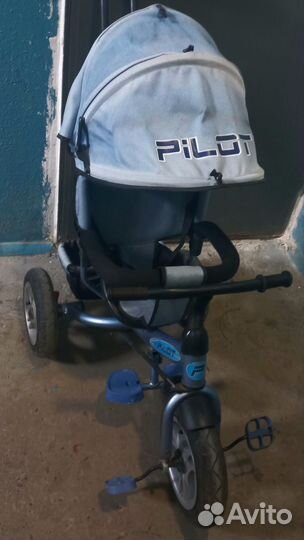 Велосипед коляска с ручкой