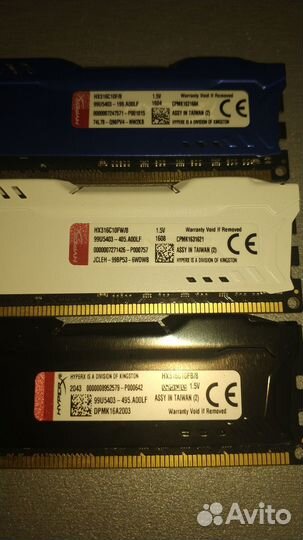 Оперативная память ddr3 8 gb hyperx 1600mhz