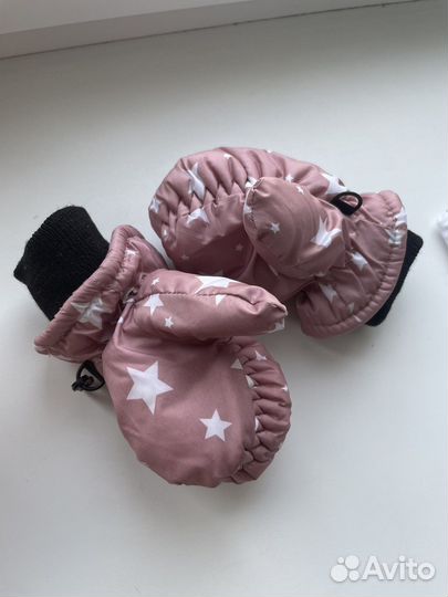 Варежки зимние детские 1-2 года