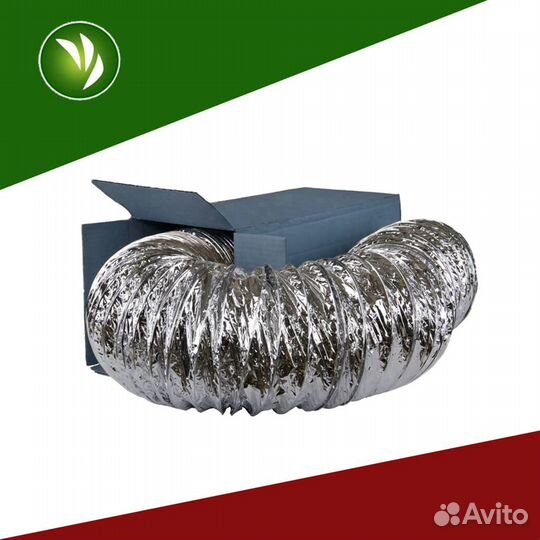 Гофра для вытяжки, шумоподавляющая: 102 - 356 мм