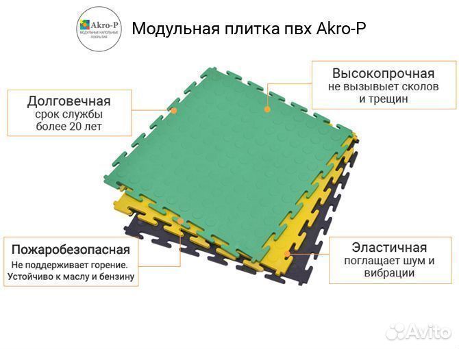 Модульная плитка пвх красный цвет