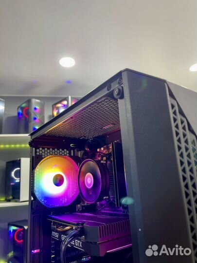 Игровой пк Intel i3 10100F + GTX 1660 super