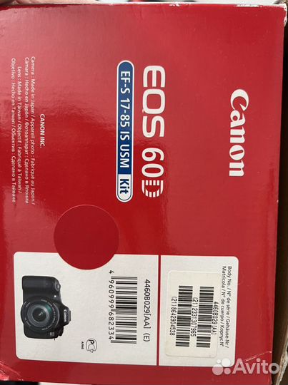 Canon 60d + 2 объектива. Пробег 6936