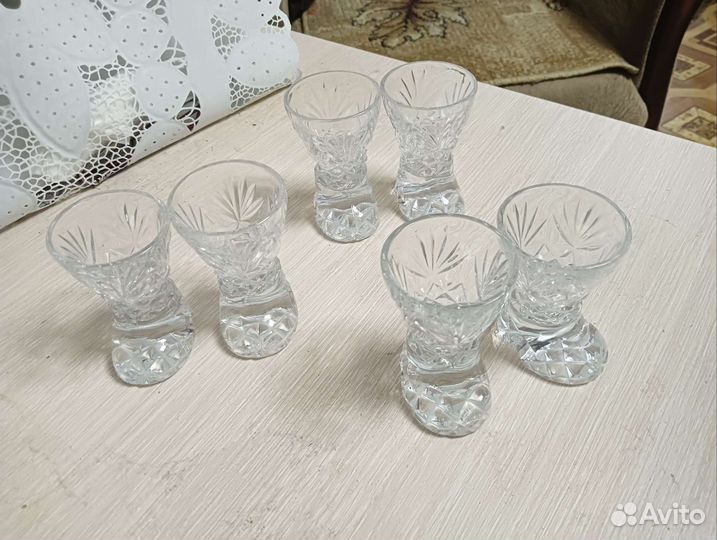 Хрустальные рюмки СССР