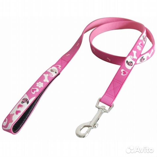 Поводок comfy andy (1201,5 см) розовый