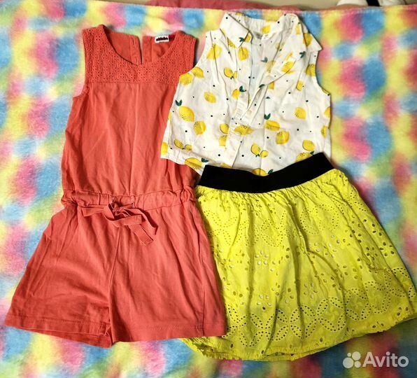 Пакет вещей на девочку + книги