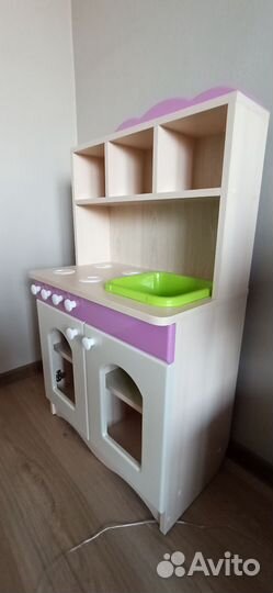 Детская кухня деревянная новая