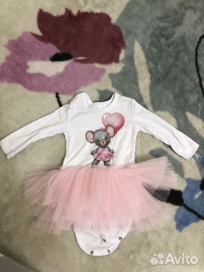 Боди для девочки 68