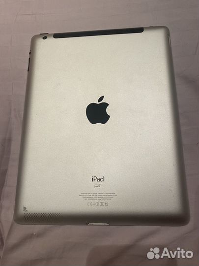 iPad Wi-Fi + Cellular (3-го поколения) 64гб