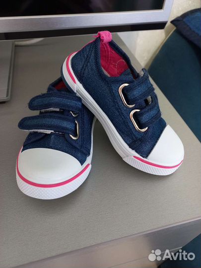 Кеды косовки для девочки 15