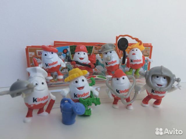 Серия киндерино профессии со всеми вкладышами