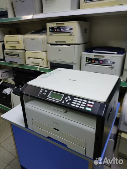 Мфу лазерный ricoh sp 212 suw