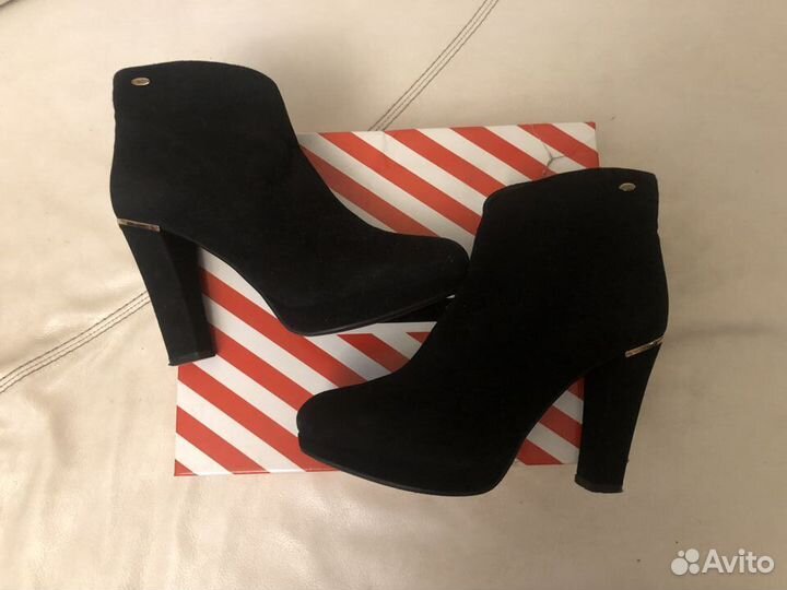 Ботильоны замша 38-39 размер