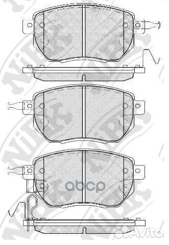 Колодки тормозные дисковые PN2901 NiBK