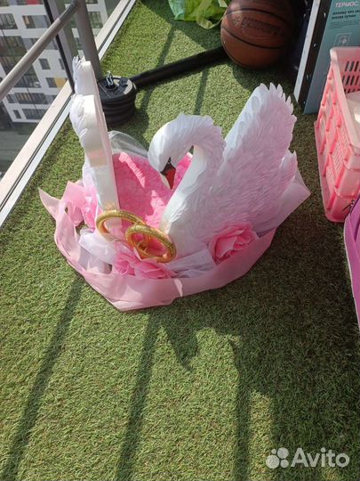 Свадебное украшение на авто