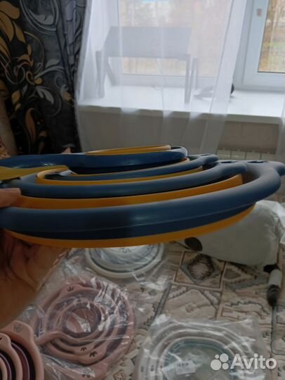 Наборы складных тазов для белья, стирки и бани