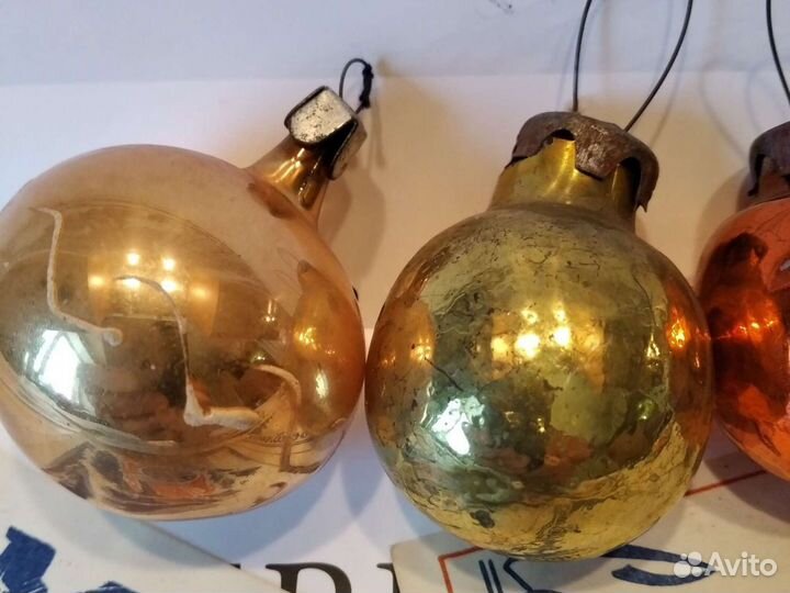 Игрушки ёлочные, Стекло из СССР