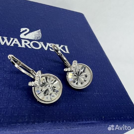 Swarovski Bella V серьги белые