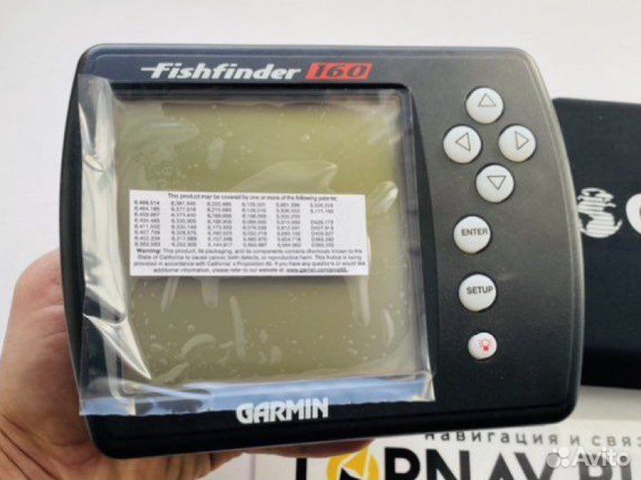 Эхолот Garmin Fishfinder 160, без датчика