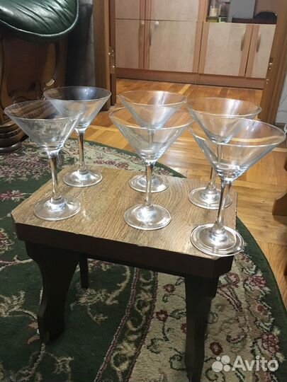 6 бокалов для Мартини