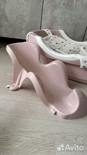 Ванночка для купания с горкой и гамаком