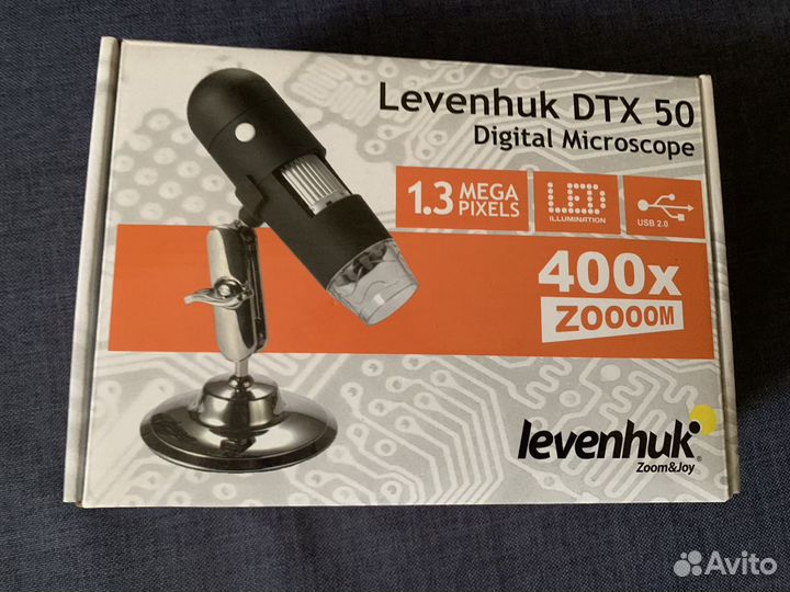 Цифровой микроскоп levenhuk dtx 50