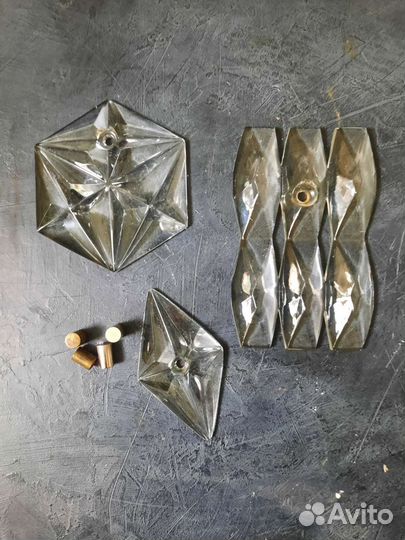 Хрустальные подвески для люстры СССР