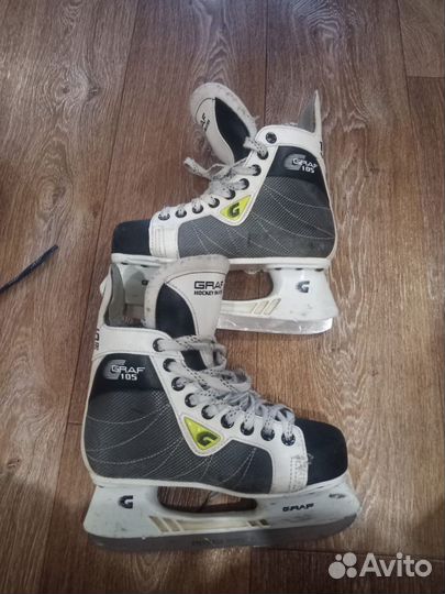 Коньки хоккейные graf